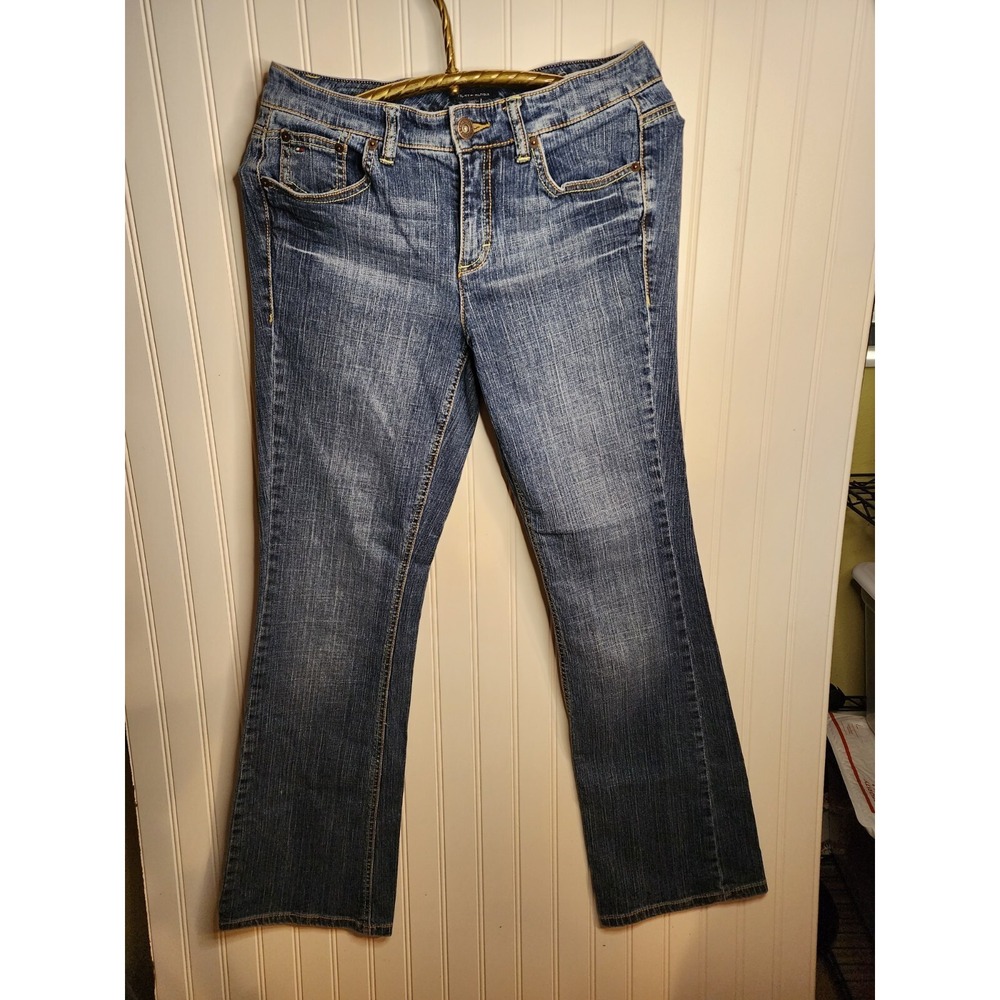 Tommy Hilfiger American Hope Jeans Womens Size 6 Color Blue Bootcut‎ Leg Denim